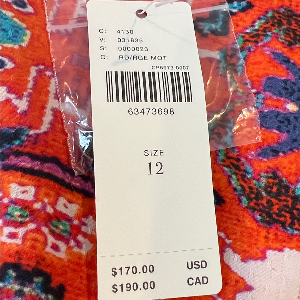 Anthropologie multi color dress
Pockets, side zipper and front slits
NWT - Picture 7 of 7